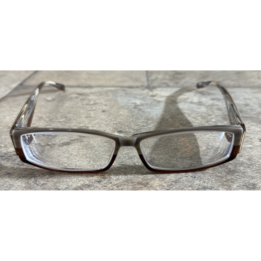Polaroid 2883D Brown Gray Eyeglasses Frames Full Rim Rectangle 55[]12-135mm